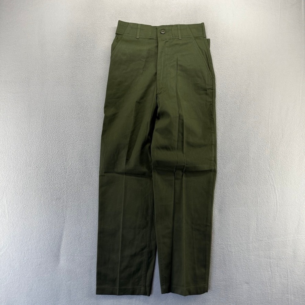 VIntage OG 507 Military pants Mens FITS 26x29 Green baker Fatigue Trousers Mens